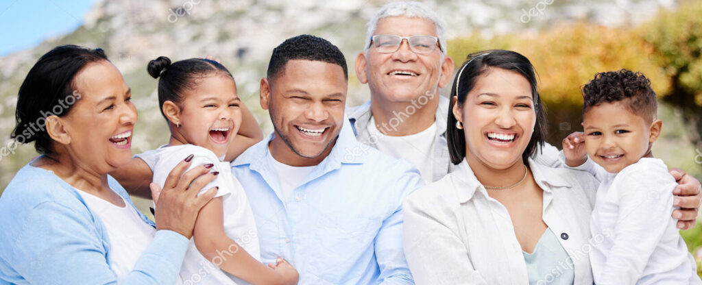 Family after getting affordable health insurance in St. Joseph, MI